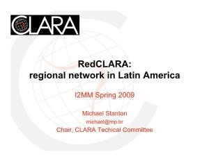Redclara: Regional Network in Latin America