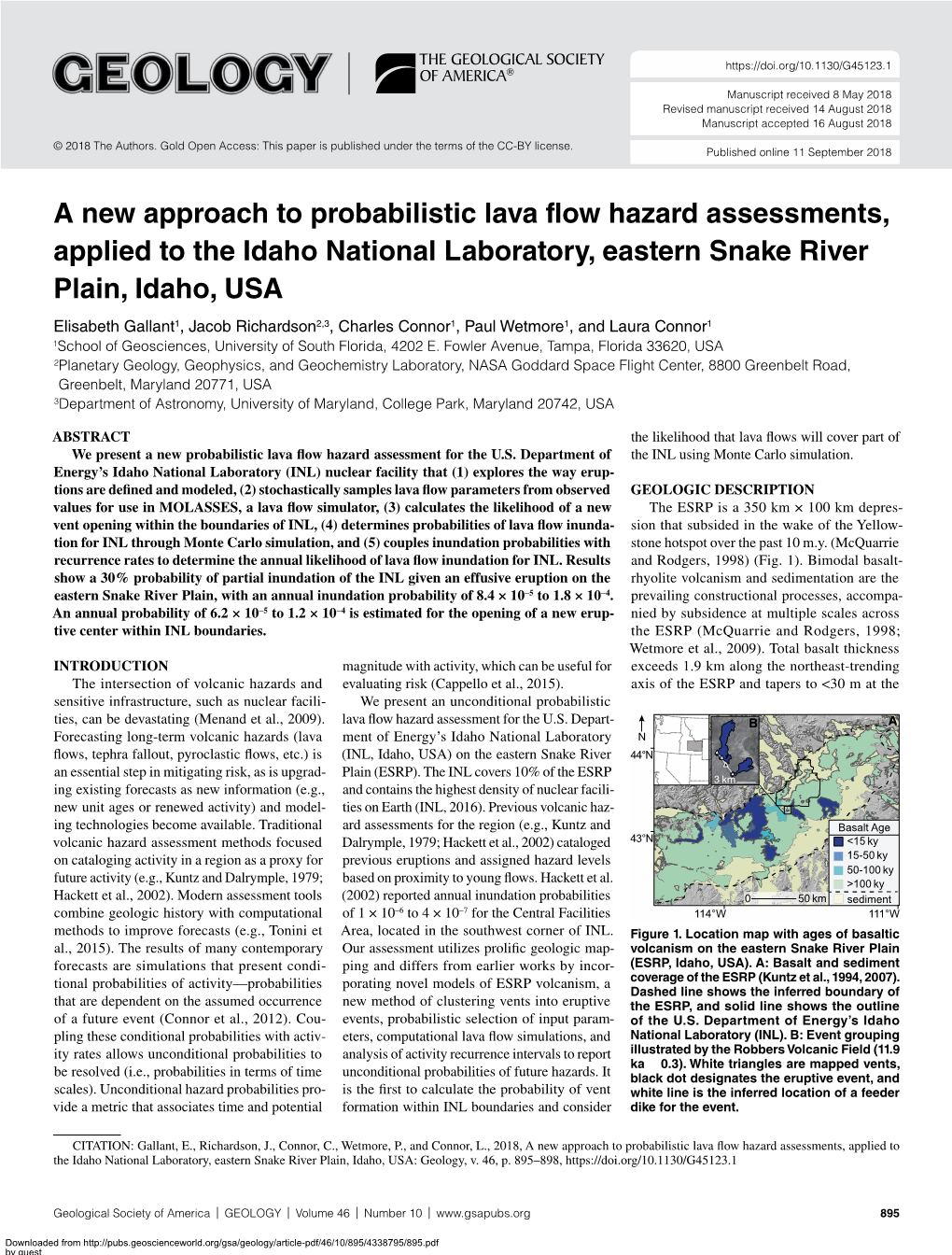 A New Approach to Probabilistic Lava Flow Hazard Assessments, Applied