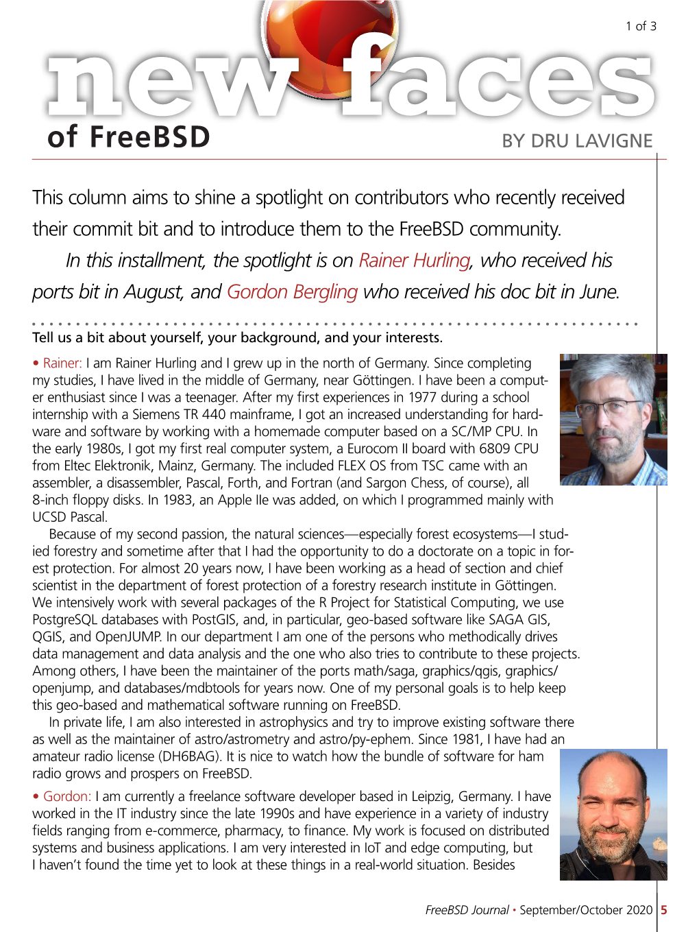 New Faces of Freebsd