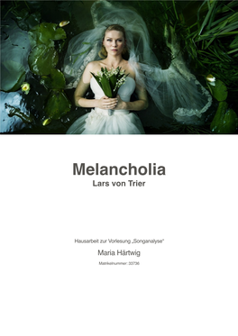 Melancholia Lars Von Trier