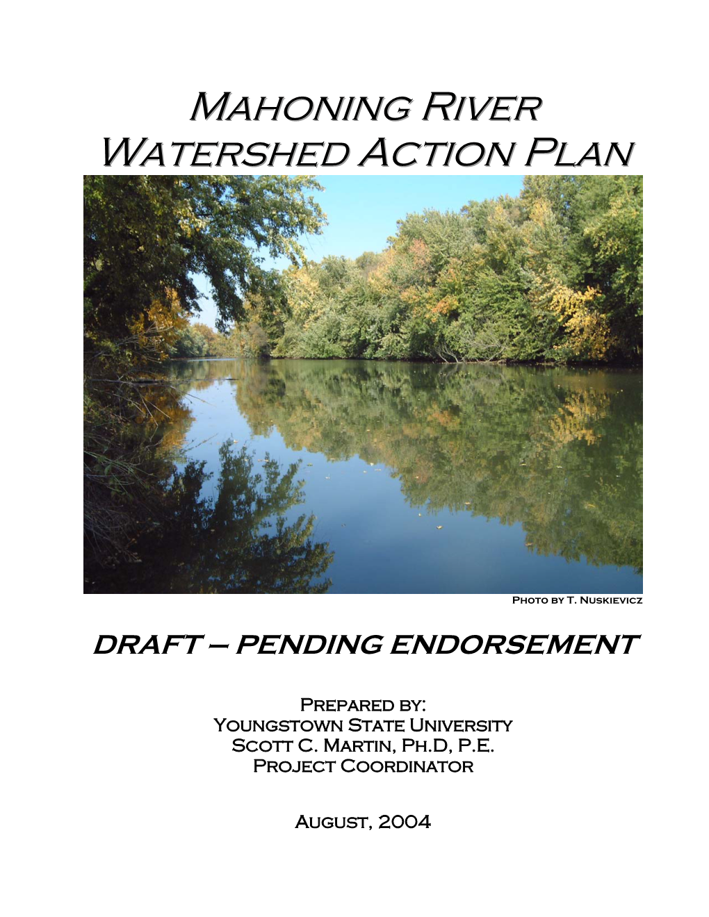 Mahoning River Watershed Action Plan