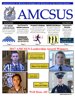 AMCSUS Newsletter Issue 201704
