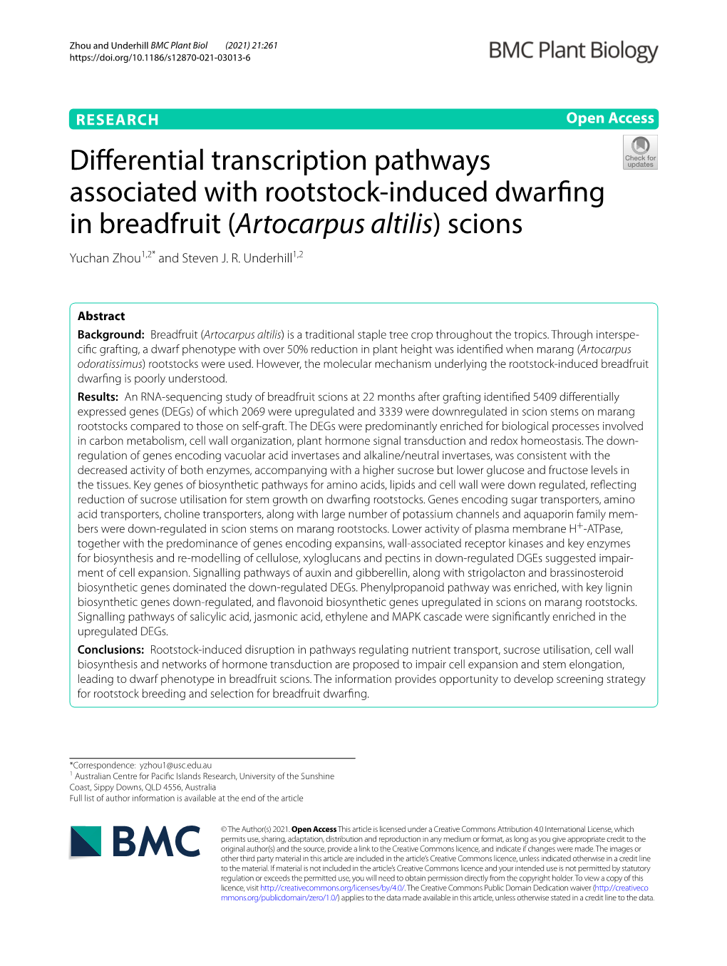 Differential Transcription Pathways Associated