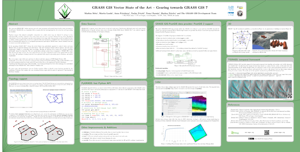 GRASS GIS Vector State of the Art – Gearing Towards GRASS GIS 7