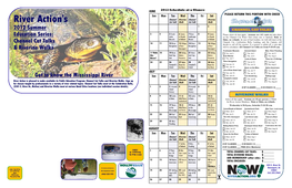 CHANNEL CAT TALKS Education Series: 3 4 5 Fresh- 6 Canoe 7 River 8 9 Canoe Please Check All That Apply