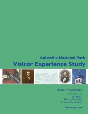 Coltsville National Park Visitor Experience Study