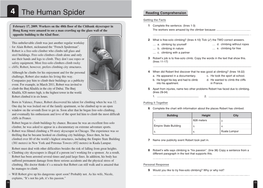 The Human Spider Reading Comprehension Getting the Facts