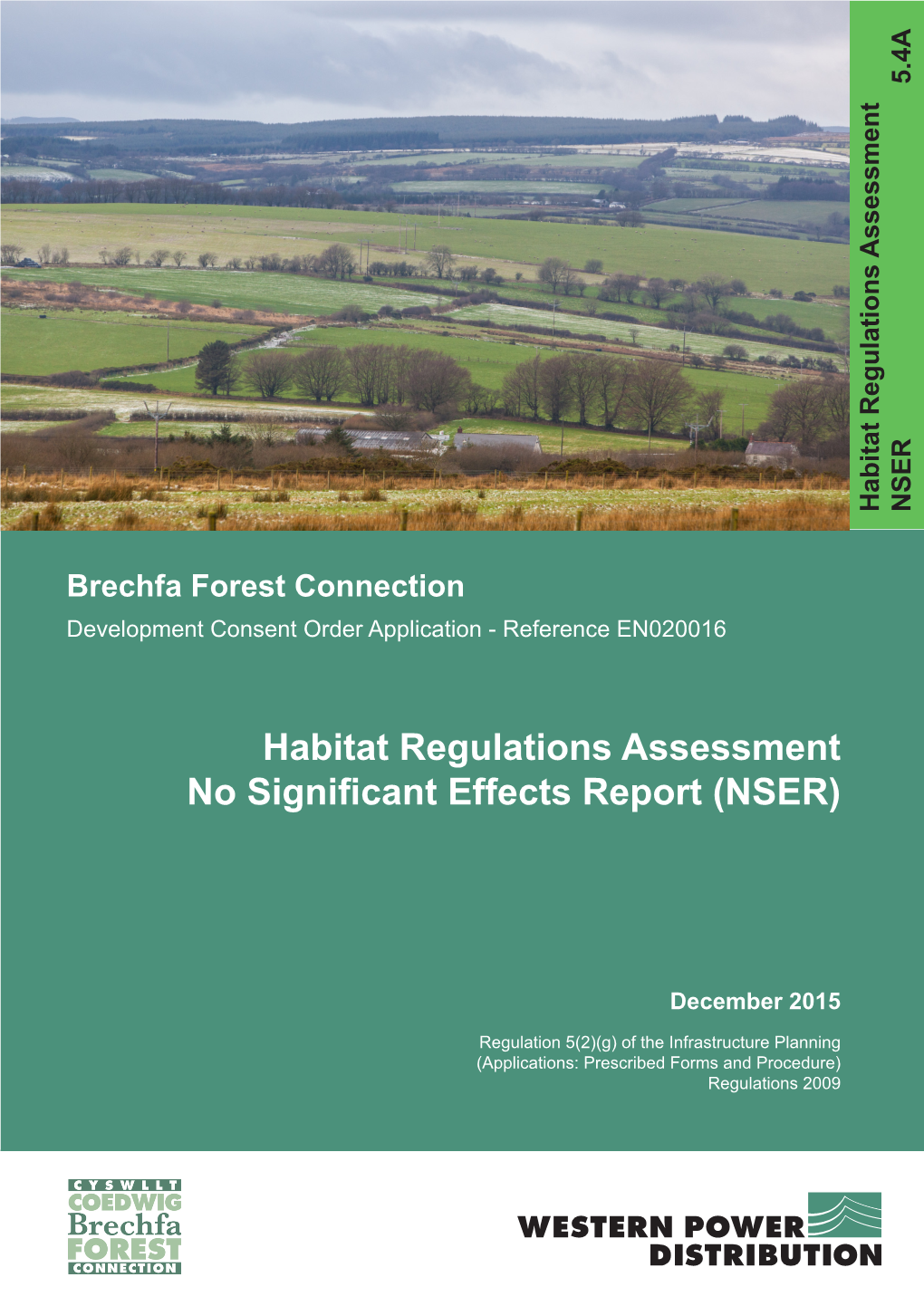 Habitat Regulations Assessment No Significant Effects Report (NSER)