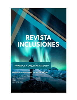 Revista Inclusiones Issn 0719-4706 Volumen 7 – Número Especial – Julio/Septiembre 2020