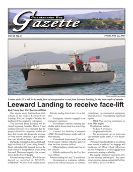 Leeward Landing to Receive Face-Lift
