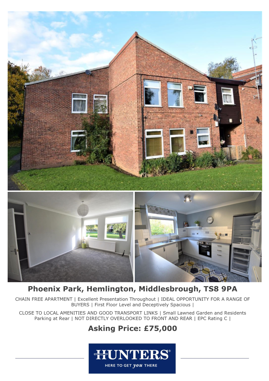 Phoenix Park, Hemlington, Middlesbrough, TS8 9PA Asking Price