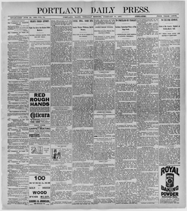 Portland Daily Press: February 11, 1897