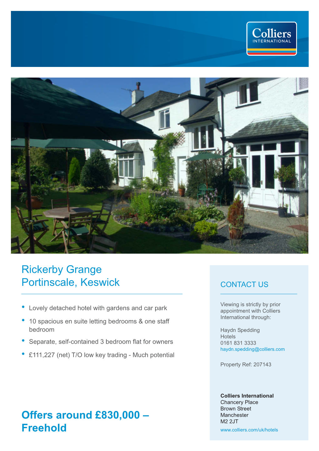 Rickerby Grange Portinscale, Keswick Offers Around £830000