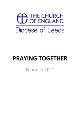 Prayer Diary (February 2021)