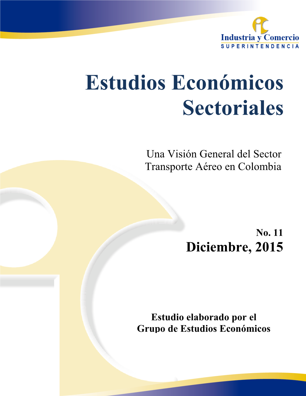Estudios Económicos Sectoriales