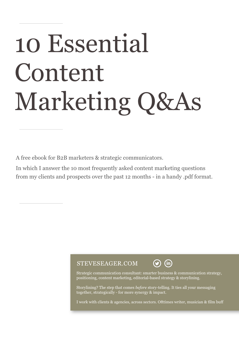 Content Marketing Questions and Answers