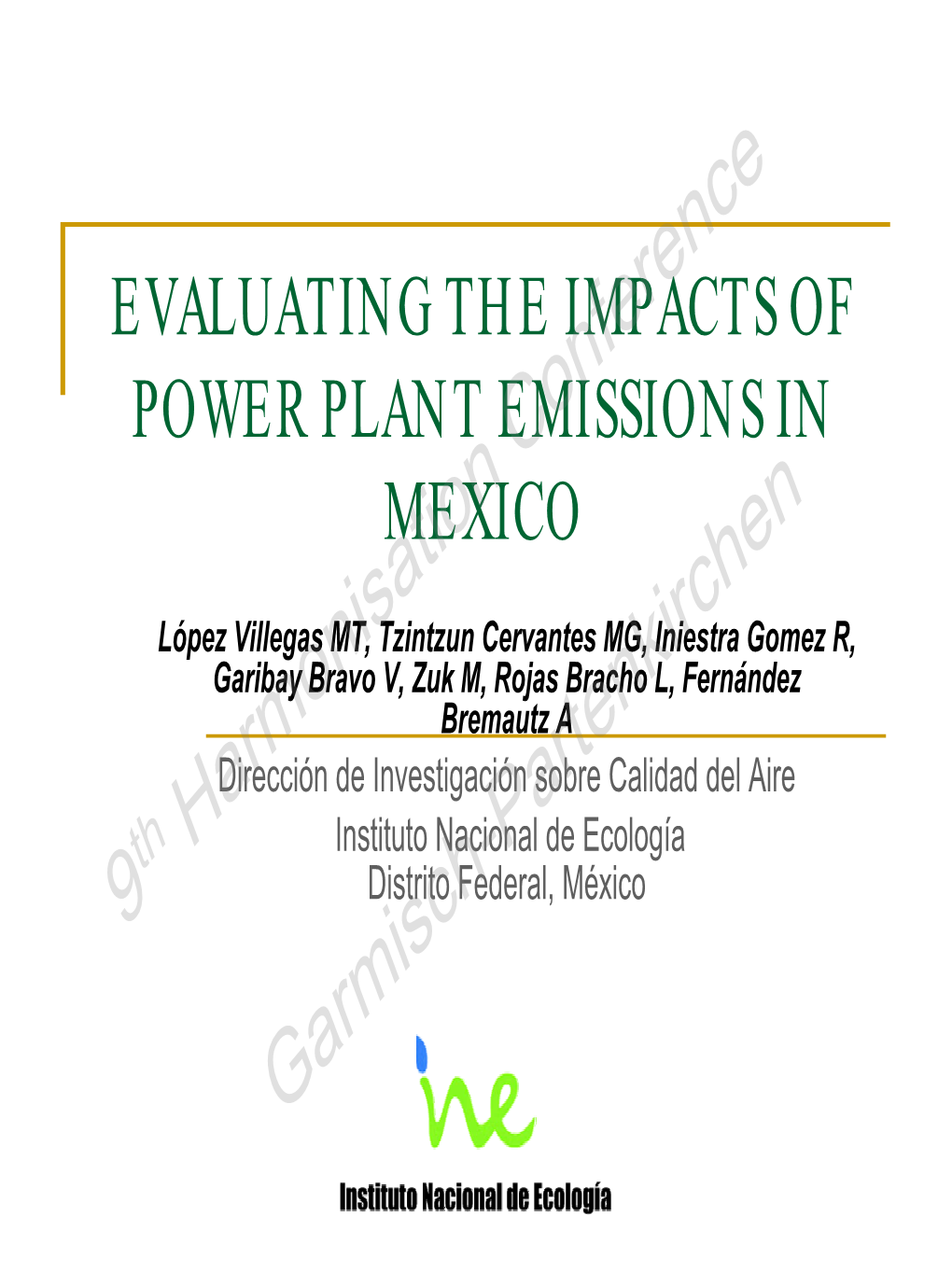 Evaluating the Impacts of Power Plant Emissions In