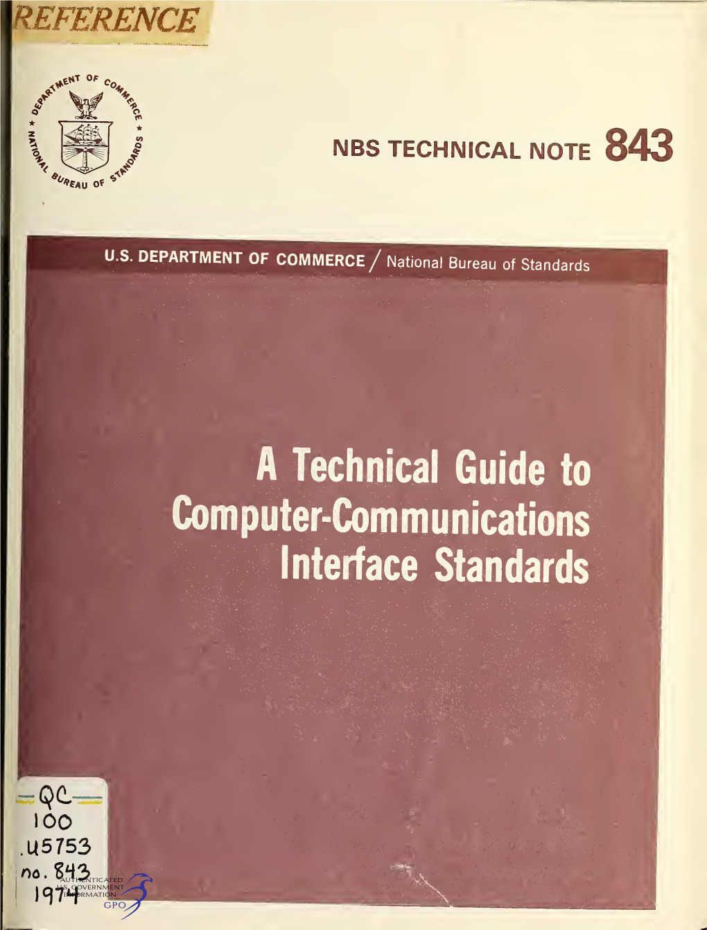 A Technical Guide to Computer-Communications Interface Standards