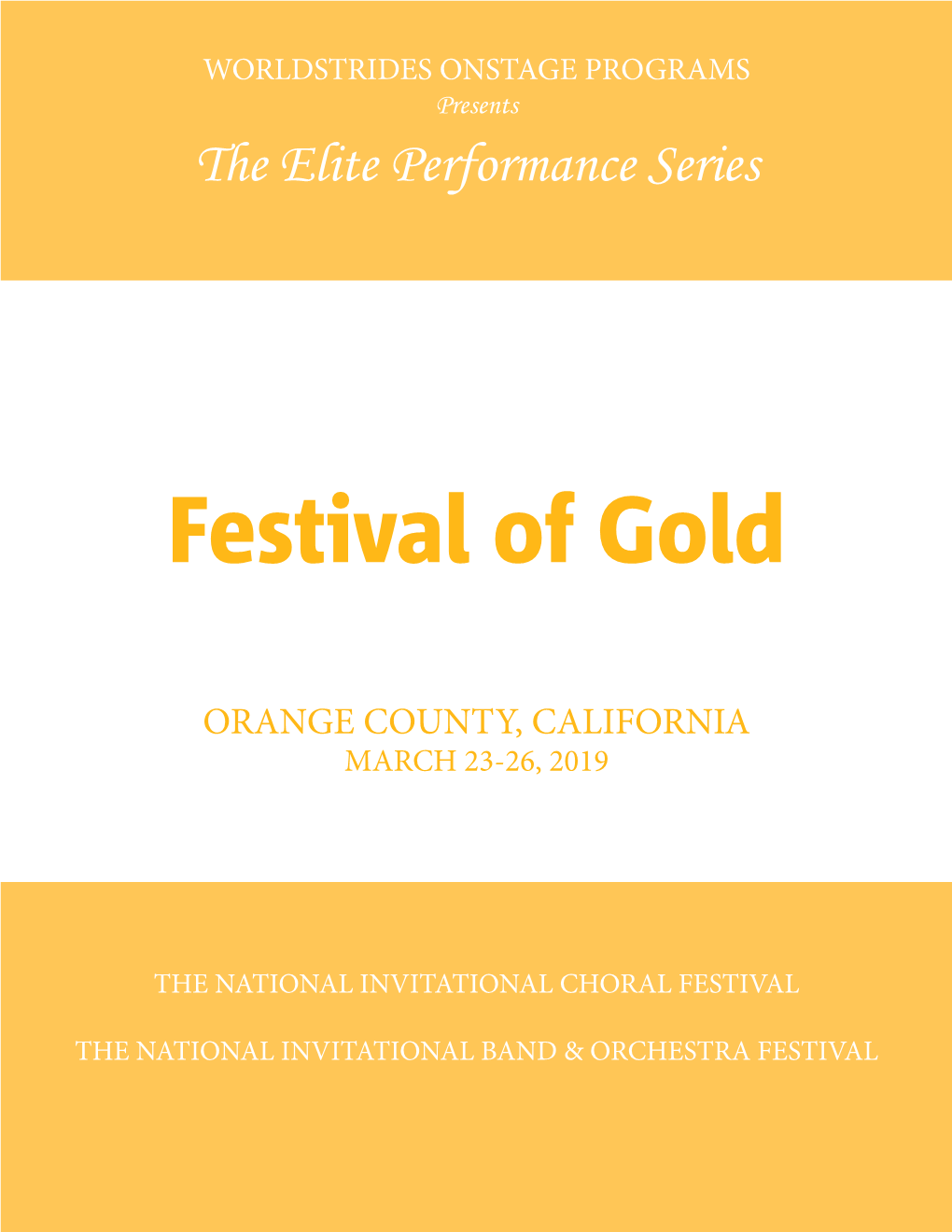 Festival of Gold