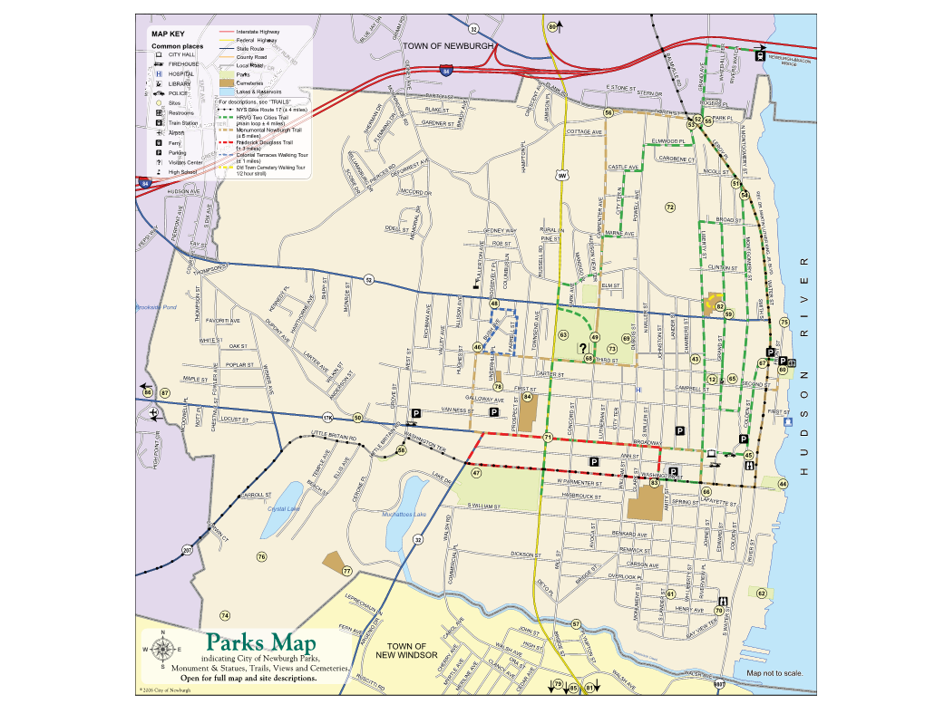 Newburgh Parks and Trails Sitesmap