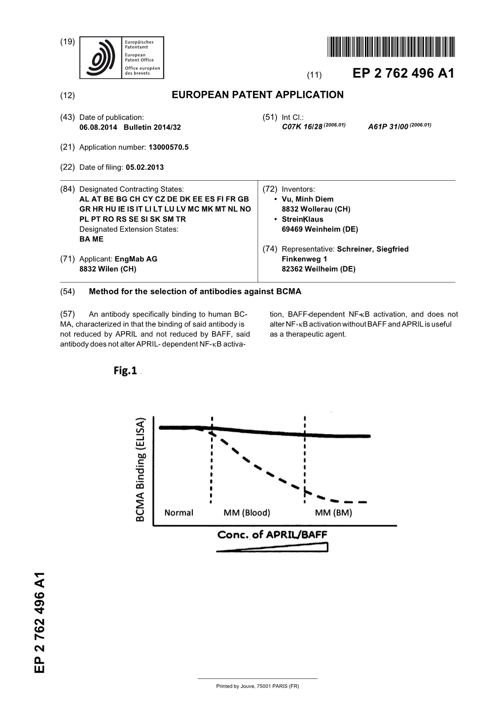 Method for the Selection of Antibodies Against BCMA