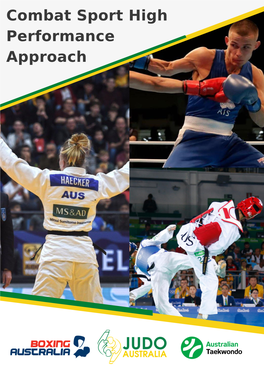 Combat Sport High Performance Approach Overview