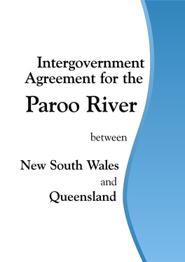 Paroo River Intergovernmental Agreement
