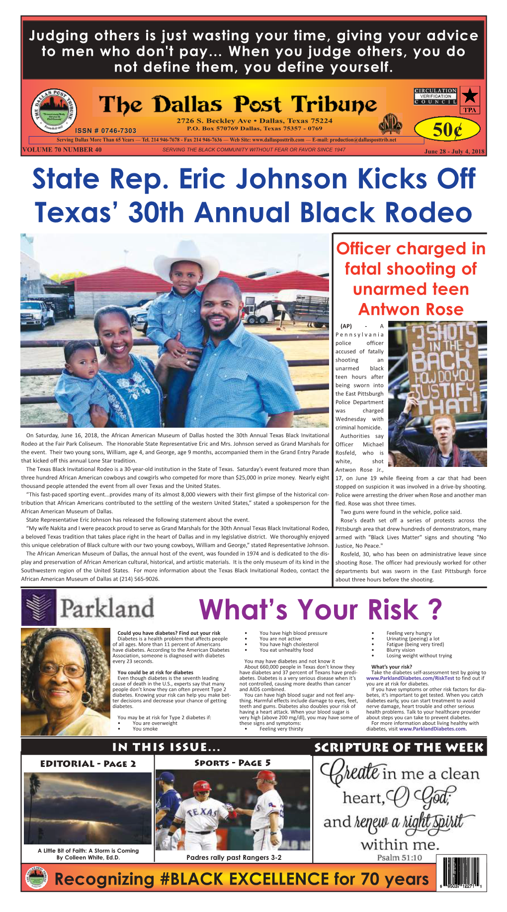 State Rep. Eric Johnson Kicks Off Texas' 30Th Annual Black Rodeo