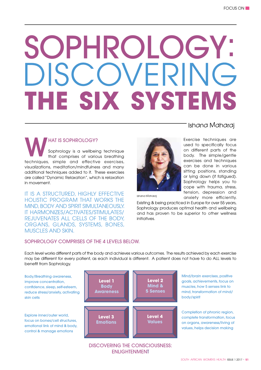 Sophrology: Discovering the Six Systems