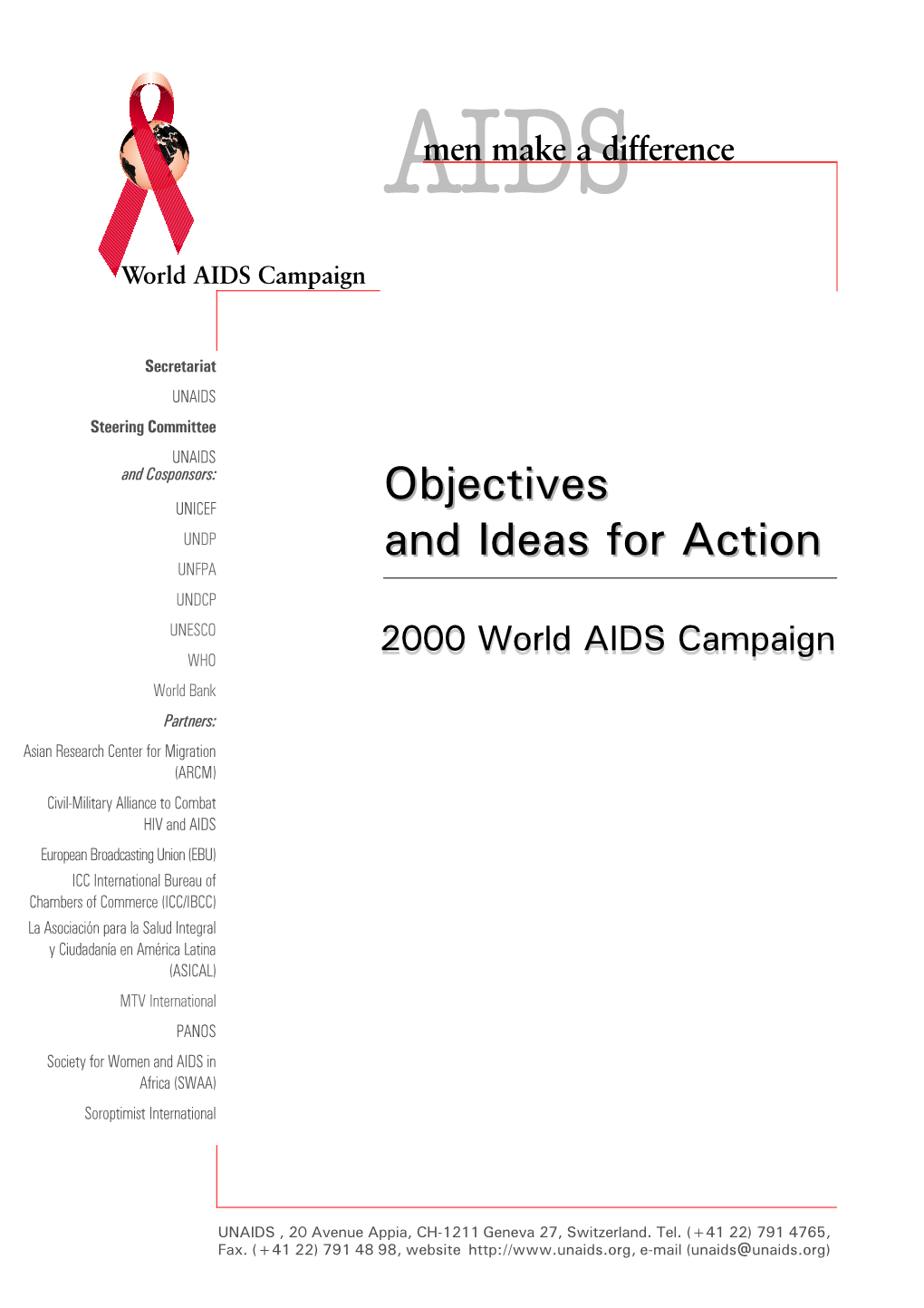 Objectives and Ideas for Action