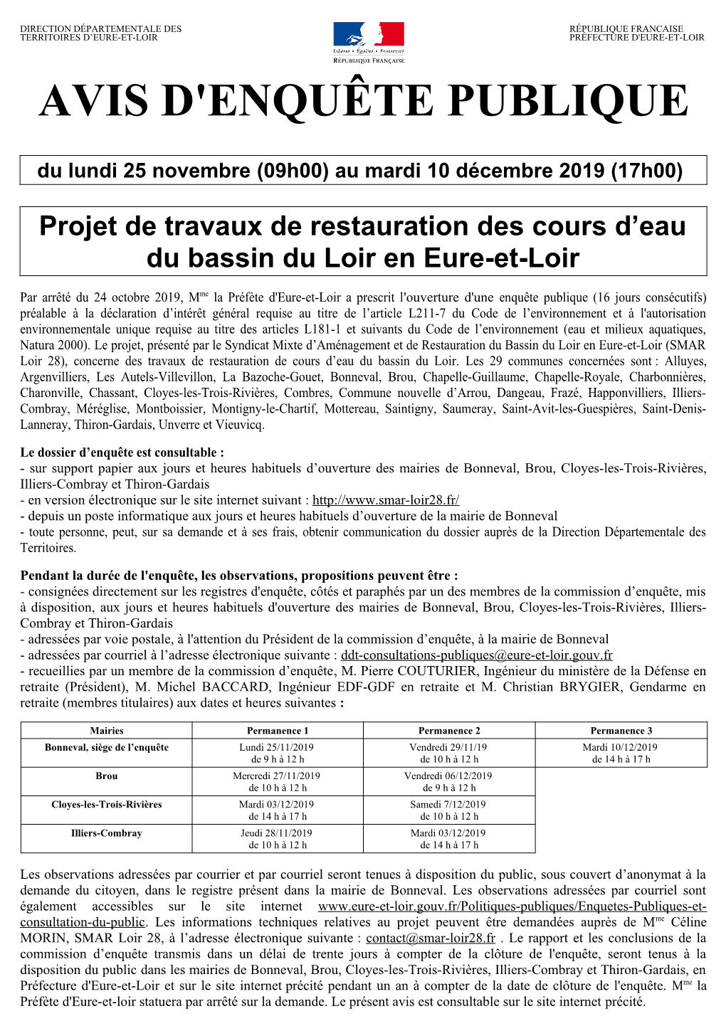 Avis Format A3 SMAR