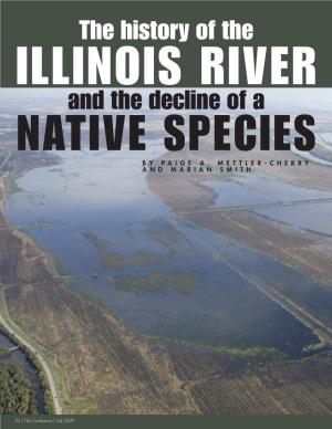 The History of the ILLINOIS RIVER and the Decline of a NATIVE SPECIES by Paige A