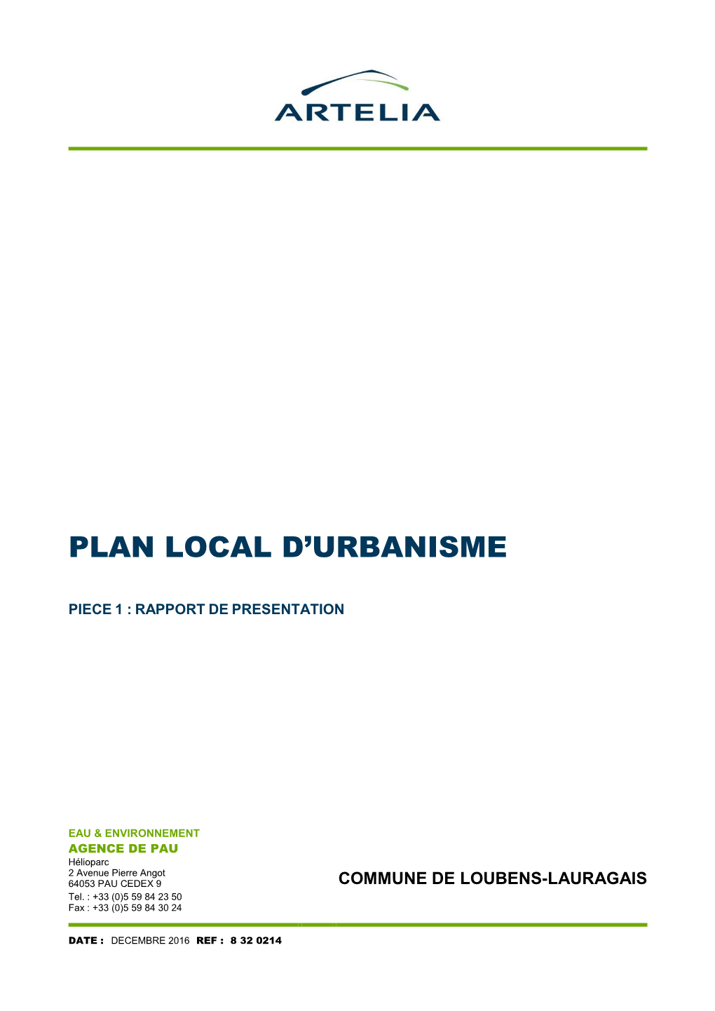 Plan Local D'urbanisme