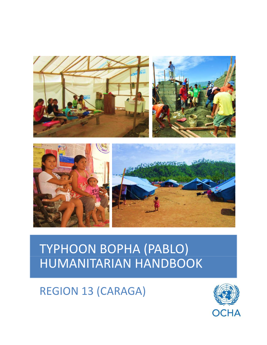 Typhoon Bopha (Pablo) Humanitarian Handbook