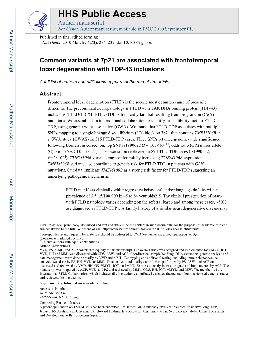 HHS Public Access Author Manuscript