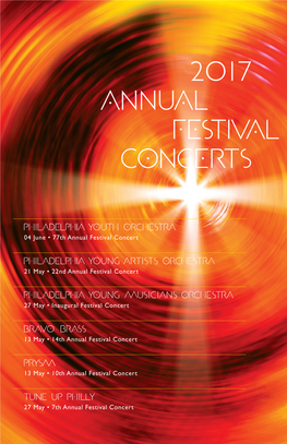 2017 Annual Festival Concert Programs