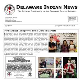 View January 2016 Delaware Indian News