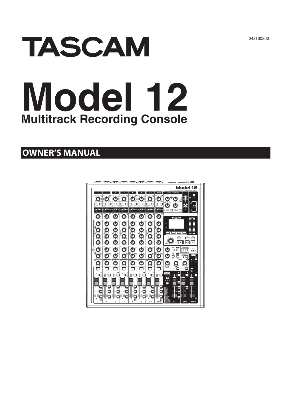 Model 12 with the Manufacturer’S Instructions