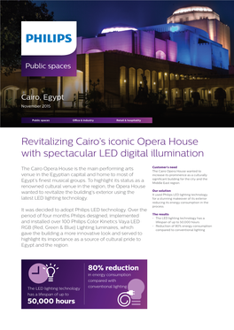 Revitalizing Cairo's Iconic Opera House with Spectacular LED Digital