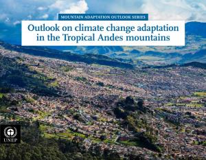 Outlook on Climate Change Adaptation in the Tropical Andes Mountains