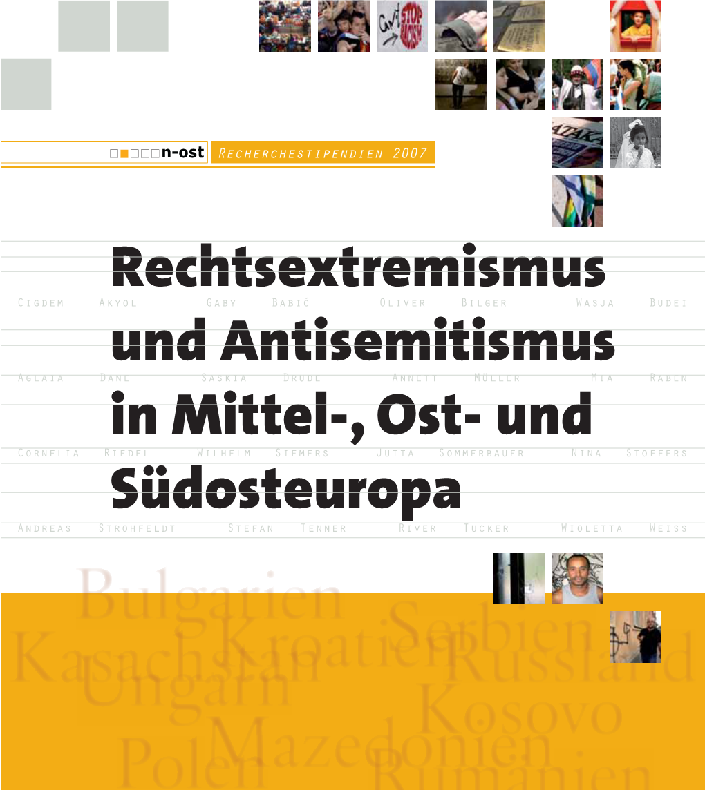 Rechtsextremismus Und Antisemitismus in Mittel-, Ost- Und Südosteuropa