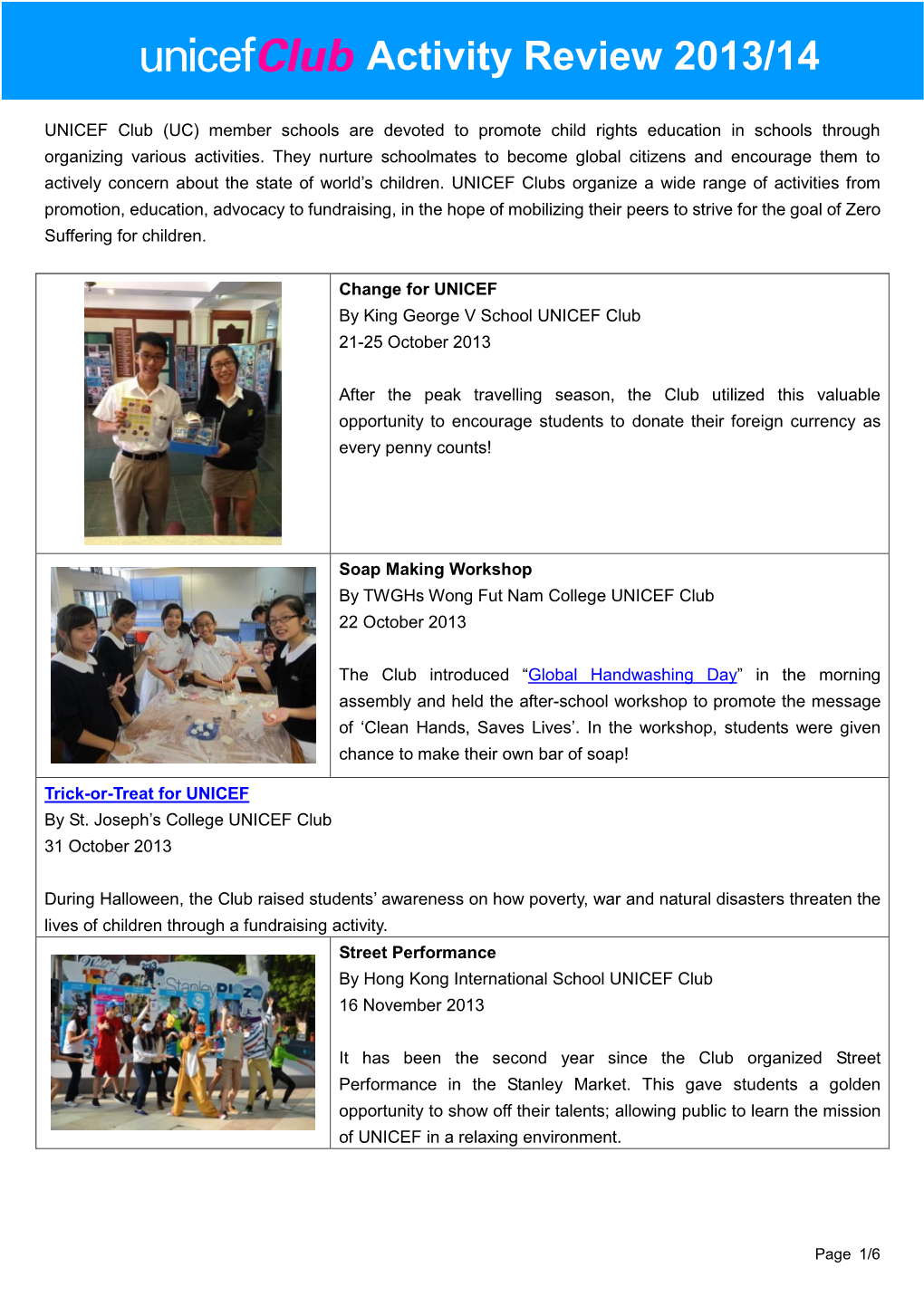 Activity Review 2013/14