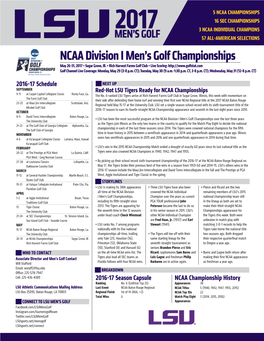 NCAA Division I Men's Golf Championships