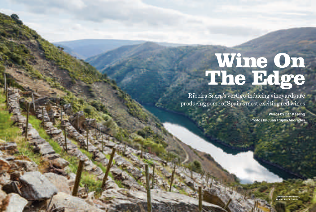 Wine on the Edge Ribeira Sacra’S Vertigo-Inducing Vineyards Are Producing Some of Spain’S Most Exciting Red Wines