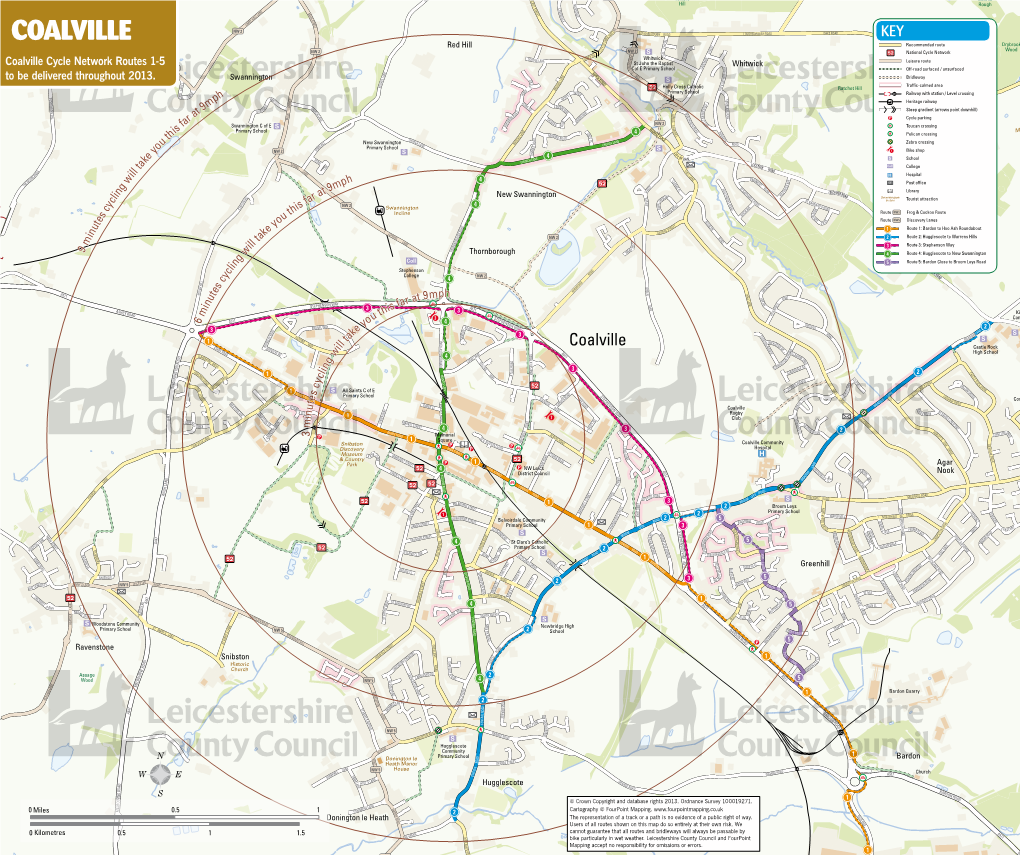Coalville Cycle Routes