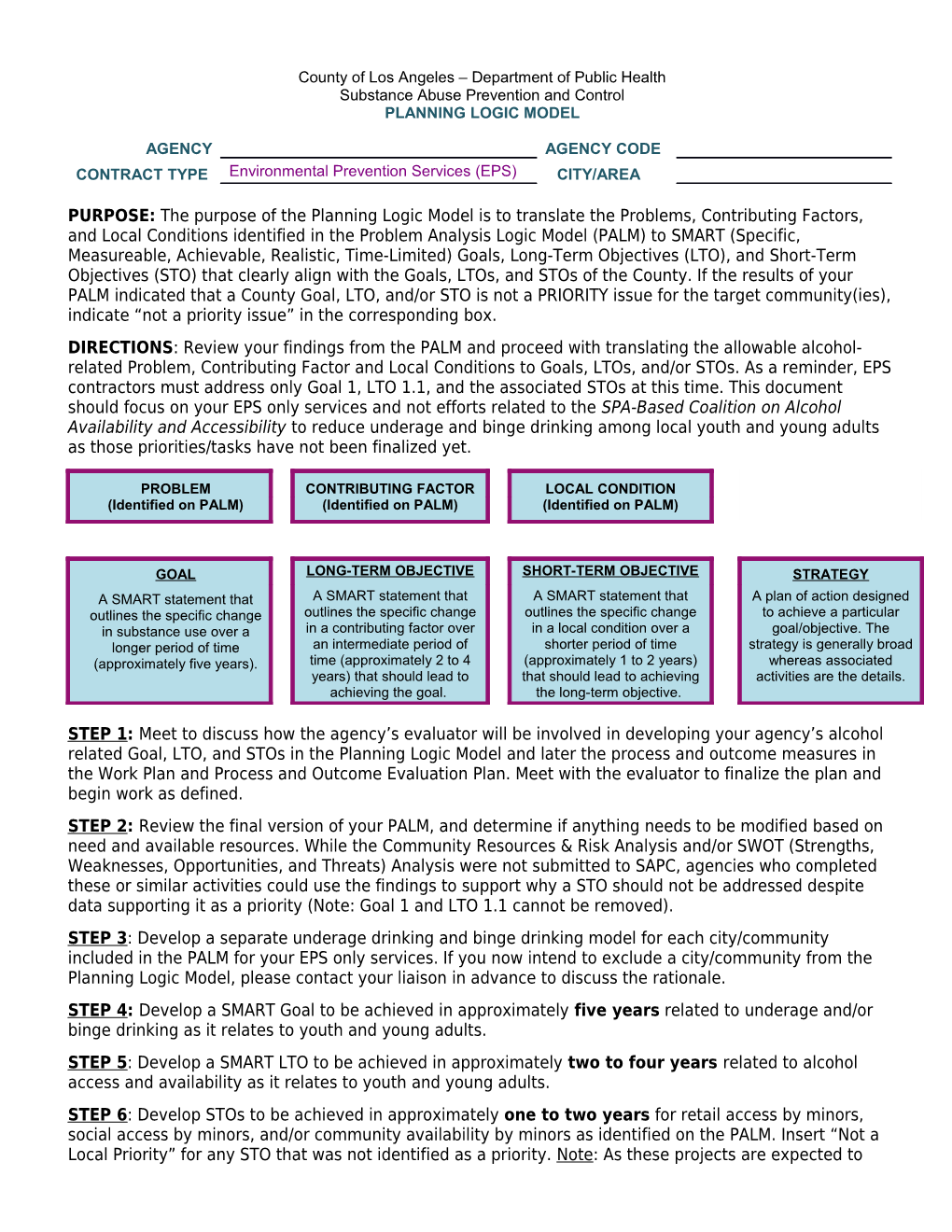 Substance Abuse Prevention and Control