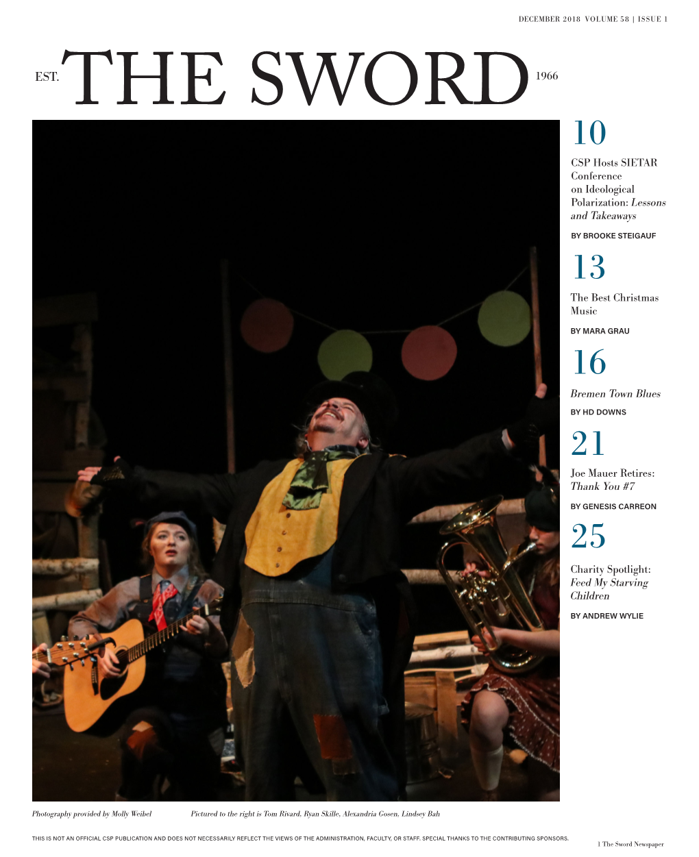 The Sword, December 2018