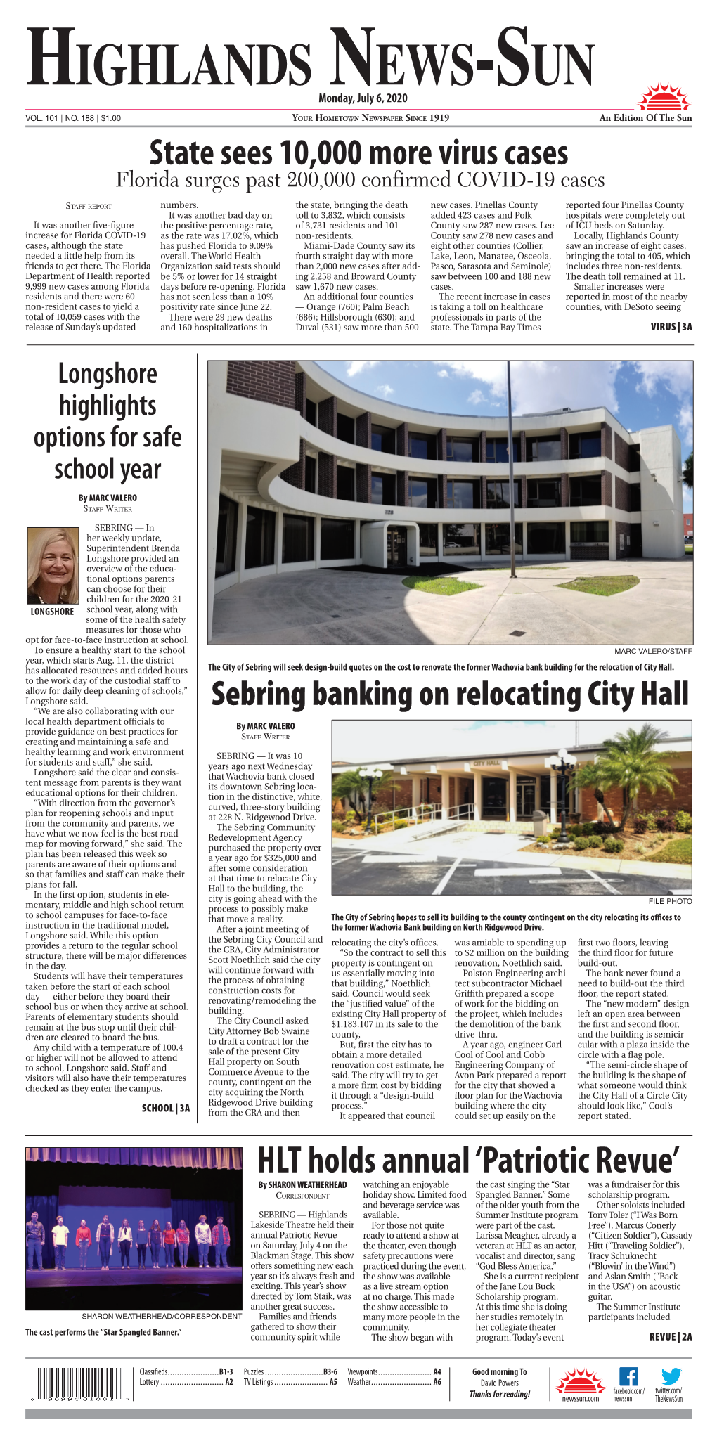 HIGHLANDS NEWS-SUN Monday, July 6, 2020