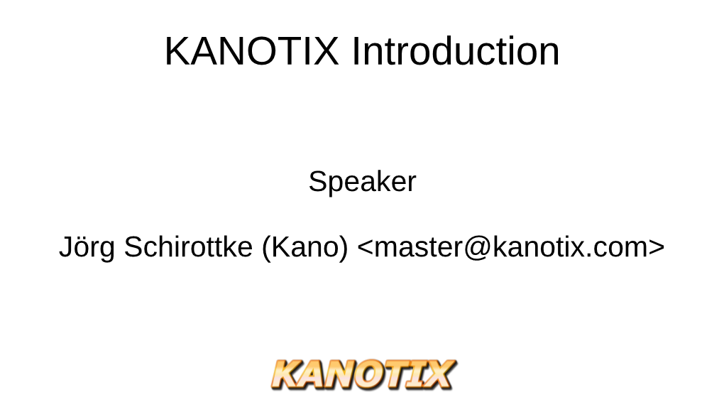KANOTIX Introduction