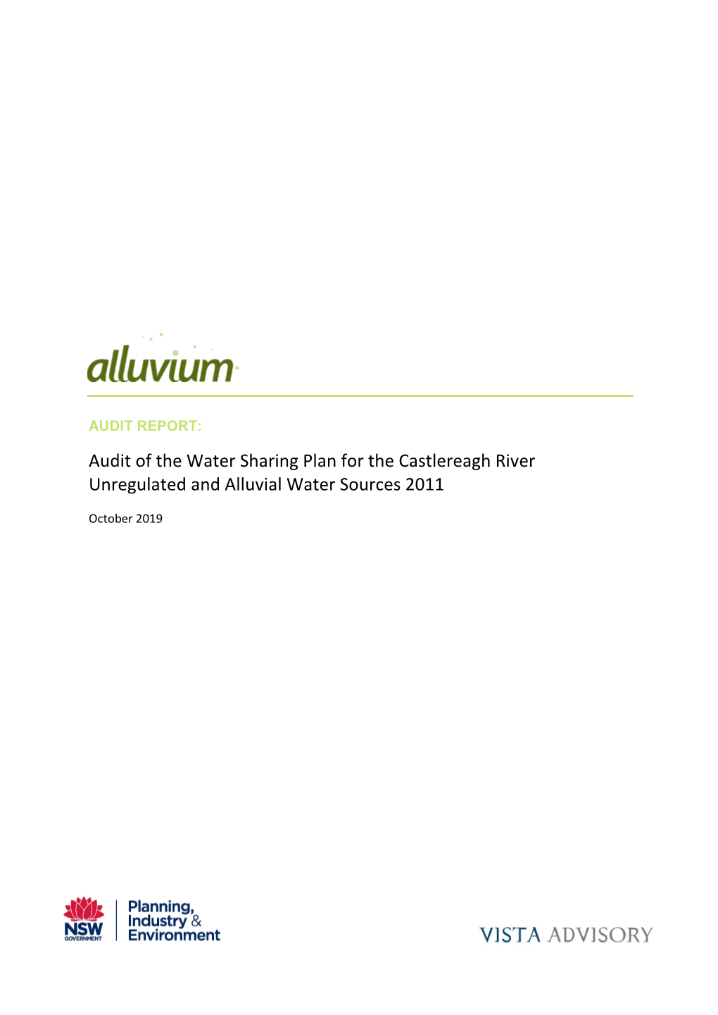 Castlereagh River Unregulated and Alluvial Water Sources 2011